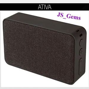 New Black Wireless Speaker By Ativa